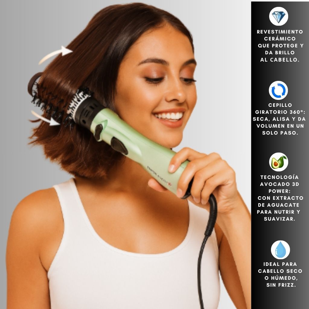 💫 HAIRLUX™ PRO     Riza, alisa, seca y da volumen sin frizz