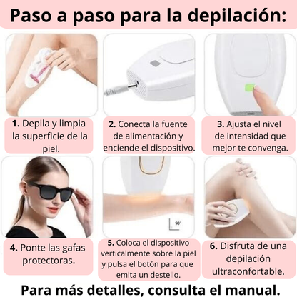LASER LUX PRO® ⚡ Eliminación sin dolor, sin irritación y desde casa.